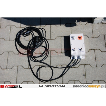 Siewnik poplonów 110L SIEWMET sterowany elektrycznie z mieszadłem  